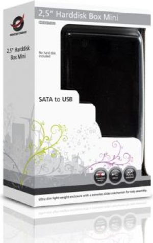 Kieszeń Conceptronic Hard Disk Box Mini 2.5" Czarna (CHD2MUB) 4