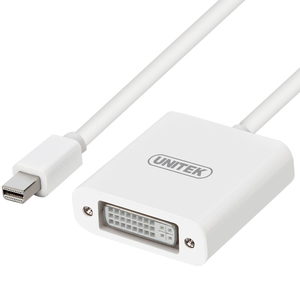 Adapter AV Unitek DisplayPort Mini - DVI-I biały (Y-6326WH) 2
