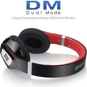 Słuchawki Noontec Zoro Wireless II, Czarno-czerwone 4