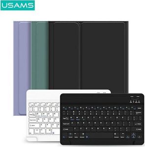 Usams USAMS Etui Winro z klawiaturą iPad Air 10.9" fioletowe etui-biała klawiatura/purple cover-white kayboard IP109YRU03 (US-BH655) 1