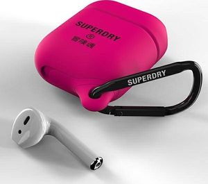 Superdry Etui ochronne Waterproof do AirPods 1/2 różowe 4