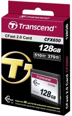 Karta Transcend CFX650 CFast 128 GB  (TS128GCFX650) 2