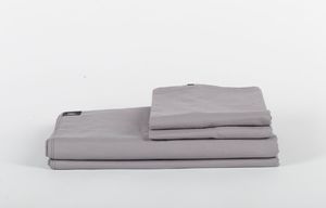 HOP DESIGN Pościel bawełna 220x200 oraz 2x70x80 Ciemny Szary 9