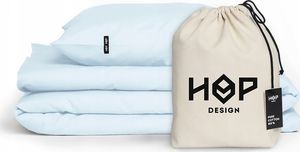 HOP DESIGN Pościel bawełna 140x200 oraz 1x70x80 Błękit 1