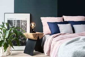 HOP DESIGN Pościel bawełna 180x200 oraz 2x70x80 Brudny Róż 3