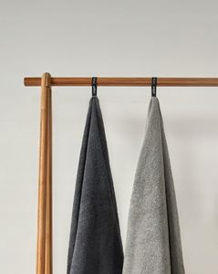 HOP DESIGN Ręcznik bawełniany HOP, ciemny szary 70x140 9