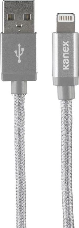 Kabel USB Kanex Lightning 2m Szary (K8P6FPSG) 1