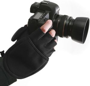 Kaiser Zimowe rękawiczki do fotografii L czarne (6372) 1