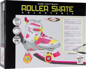 Nijdam Wrotki Rave Skate regulowane dla dzieci r. 38-41 5