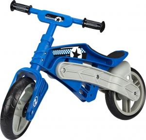 Nijdam Rowerek biegowy regulowany dla dzieci niebieski 1