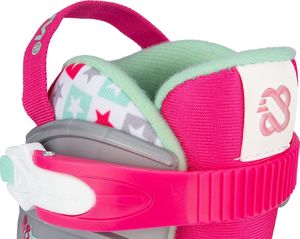 Rolki Nijdam SK8 Star rekreacyjne regulowane białe r. 25-28 4