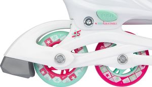 Rolki Nijdam SK8 Star rekreacyjne regulowane białe r. 25-28 5