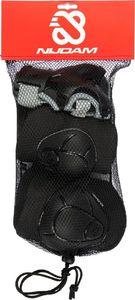 Nijdam Ochraniacze na kolana rolki dla dzieci Neo Nero Nijdam S 3