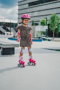 Nijdam Ochraniacze na kolana rolki dla dzieci Concrete Rose Nijdam S 3