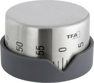Minutnik TFA mechaniczny srebrny (38.1027.10) 1