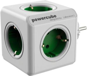 PowerCube Rozgałęźnik Original Typ F Schuko zielony (1103GN/DEORPC) 1