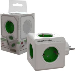 PowerCube Rozgałęźnik Original Typ F Schuko zielony (1103GN/DEORPC) 2