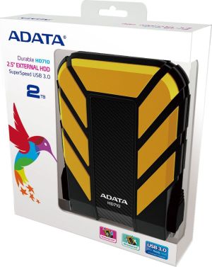 Dysk zewnętrzny HDD ADATA HDD 2 TB Żółty (AHD710-2TU3-CYL) 6