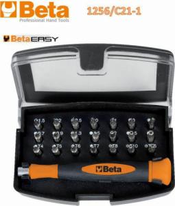 Beta Tools ZESTAW WKRĘTAKA PREC+21 KOŃC.WKRĘT.EASY 1256/C21-1 BETA UTENSILI S.P.A. 1