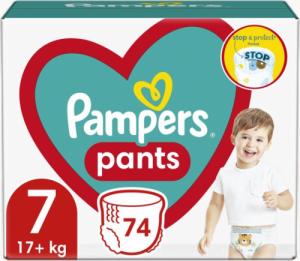 Pampers Pieluchomajtki Pants 7, 17+ kg, 74 szt. 9