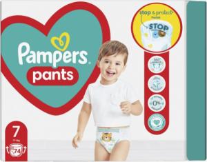 Pampers Pieluchomajtki Pants 7, 17+ kg, 74 szt. 11