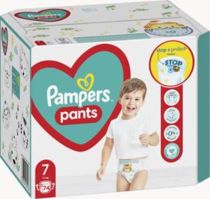 Pampers Pieluchomajtki Pants 7, 17+ kg, 74 szt. 12