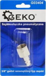 Geko SZYBKOZŁĄCZKA PNEUMATYCZNA TYP MĘSKI 3/8" GWINT WEWNĘTRZNY (BLISTER) (10/100) G03404 GEKO 1