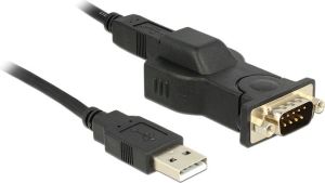 Kabel USB Delock USB-A - D-Sub (VGA) 1.8 m Czarny (62589) 1