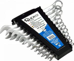 Geko KLUCZE PŁ.-OCZK.SATYNO.6-22MM 12EL.CRV/CLIP (20) G11243 GEKO 2