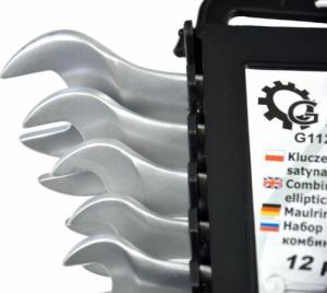 Geko KLUCZE PŁ.-OCZK.SATYNO.6-22MM 12EL.CRV/CLIP (20) G11243 GEKO 3