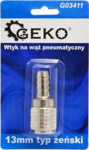 Geko WTYK NA WĄŻ PNEUMATYCZNY 13MM TYP ŻEŃSKI (BLISTER) (10/100) G03411 GEKO 1