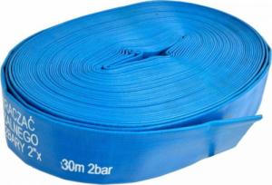 Geko Wąż gumowy PCV 30m 2" 2 bary, niebieski (G70014) 1
