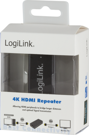 System przekazu sygnału AV LogiLink Repeater 4K HDMI LogiLink (HD0103) 4