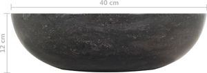 vidaXL 74 cm czarny (3058161) 8