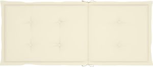 vidaXL Składane krzesła ogrodowe z poduszkami, 6 szt., drewno akacjowe 8