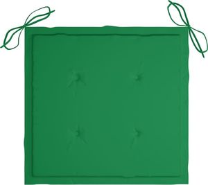 vidaXL Krzesła ogrodowe z poduszkami, 3 szt., lite drewno akacjowe 8