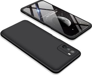 GKK GKK 360 Protection Case etui na całą obudowę przód + tył Xiaomi Poco M3 / Xiaomi Redmi 9T czarny 7