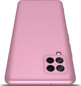 GKK GKK 360 Protection Case etui na całą obudowę przód + tył Samsung Galaxy A42 5G różowy 3