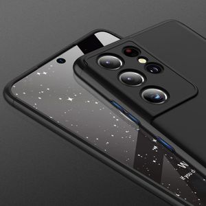 GKK GKK 360 Protection Case etui na całą obudowę przód + tył Samsung Galaxy S21 Ultra 5G czarny 2