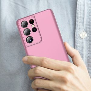 GKK GKK 360 Protection Case etui na całą obudowę przód + tył Samsung Galaxy S21 Ultra 5G różowy 6