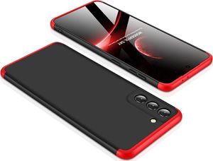 GKK GKK 360 Protection Case etui na całą obudowę przód + tył Samsung Galaxy S21+ 5G (S21 Plus 5G) czarno-czerwony 6