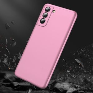 GKK GKK 360 Protection Case etui na całą obudowę przód + tył Samsung Galaxy S21 5G różowy 3