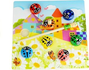 Lean Sport Gra Zręcznościowa Drewniane Biedronki Na Magnes 2