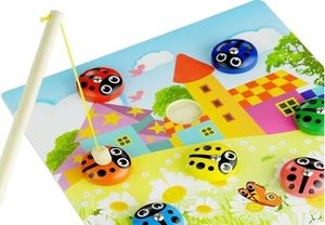 Lean Sport Gra Zręcznościowa Drewniane Biedronki Na Magnes 3