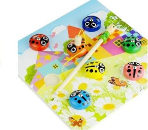 Lean Sport Gra Zręcznościowa Drewniane Biedronki Na Magnes 4