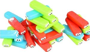 Lean Sport Gra Zręcznościowa Wieża Jenga z Klockami Robakami 5