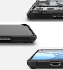 Ringke Ringke Fusion X Design etui pancerny pokrowiec z ramką OnePlus 9 Pro czarny Camo Black (XDOP0009) 5