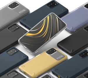 Ringke Ringke Onyx wytrzymałe etui pokrowiec Xiaomi Poco M3 czarny (OXXI0001) 5