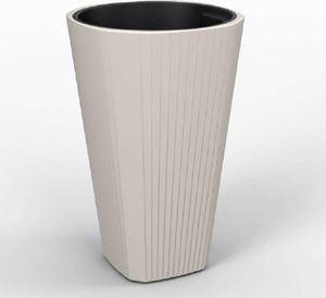 Lamela Doniczka design Muza Krem 39 cm z wkłądem H:61cm 2