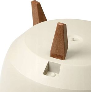 Lamela Doniczka 3 nóżki Misa Roma Kremowy H:23 cm 29x29 7